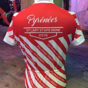 maillot route Saint Lary Pyrénées souvenir