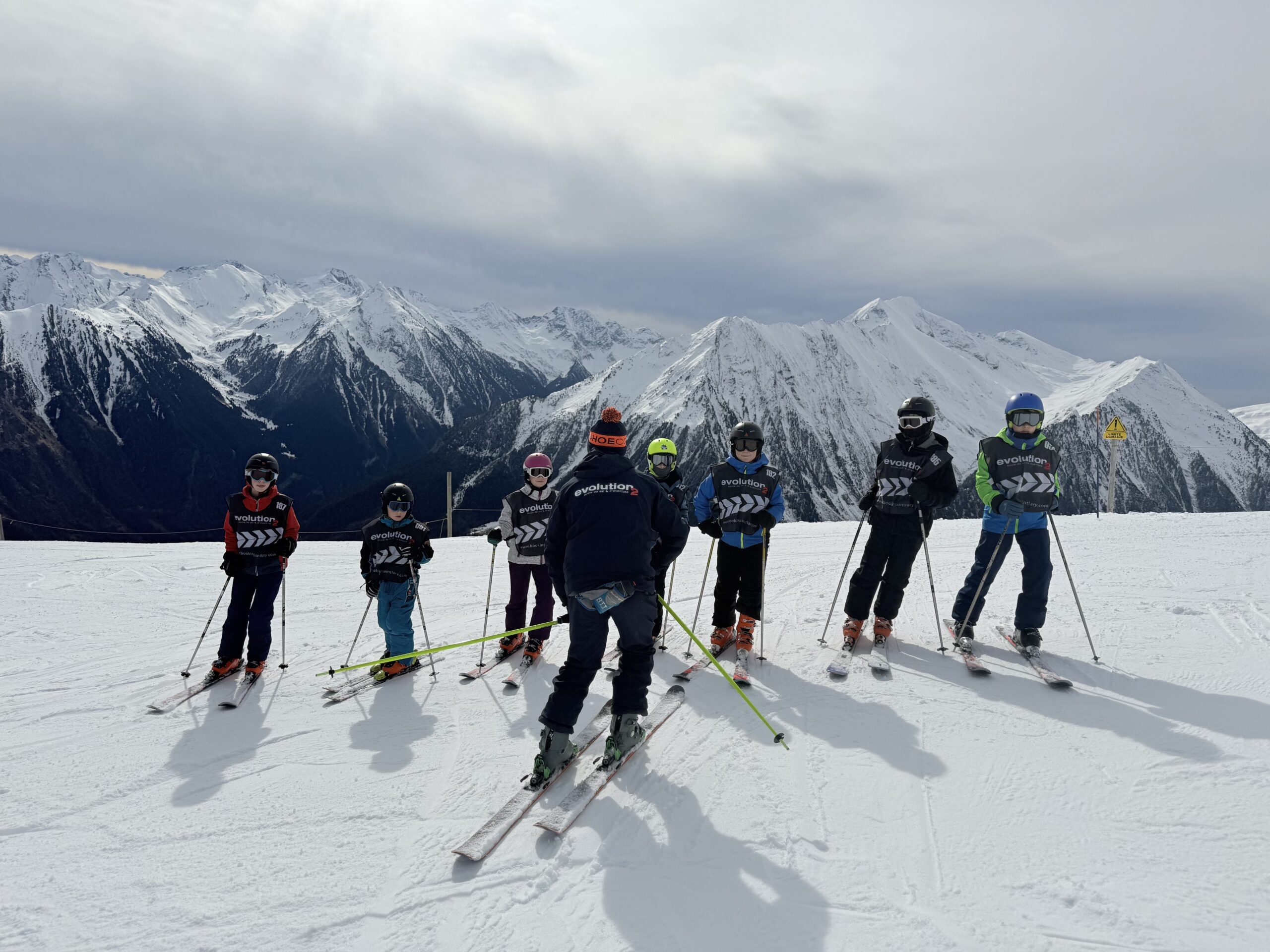 cours de ski collectif saint-lary