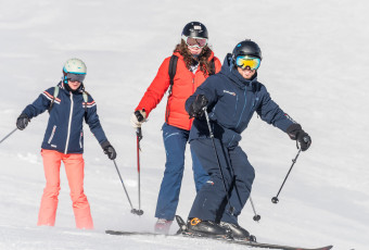 cours partagés moniteur de ski partagé Saint-Lary Evolution 2
