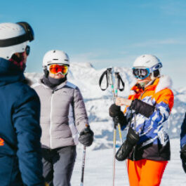 cours partagés moniteur de ski partagé Saint-Lary Evolution 2