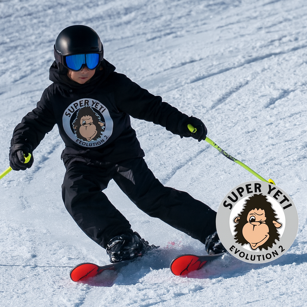 super yeti : niveau de ski, médaille école de ski evolution2 saint lary