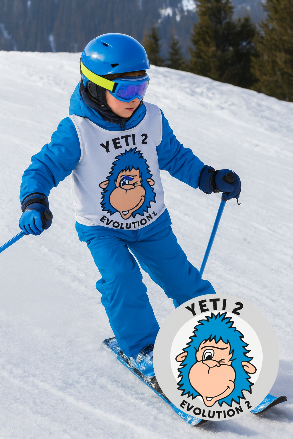 yeti 2 : niveau de ski, médaille école de ski evolution2 saint lary