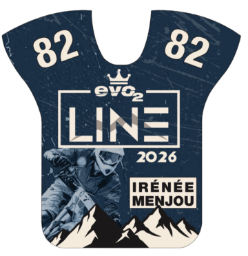 dossard VTT Evo2 Line Saint-Lary Irénée Menjou