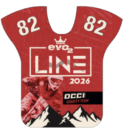 dossard VTT Evo2 Line Saint-Lary OCCI gravity team